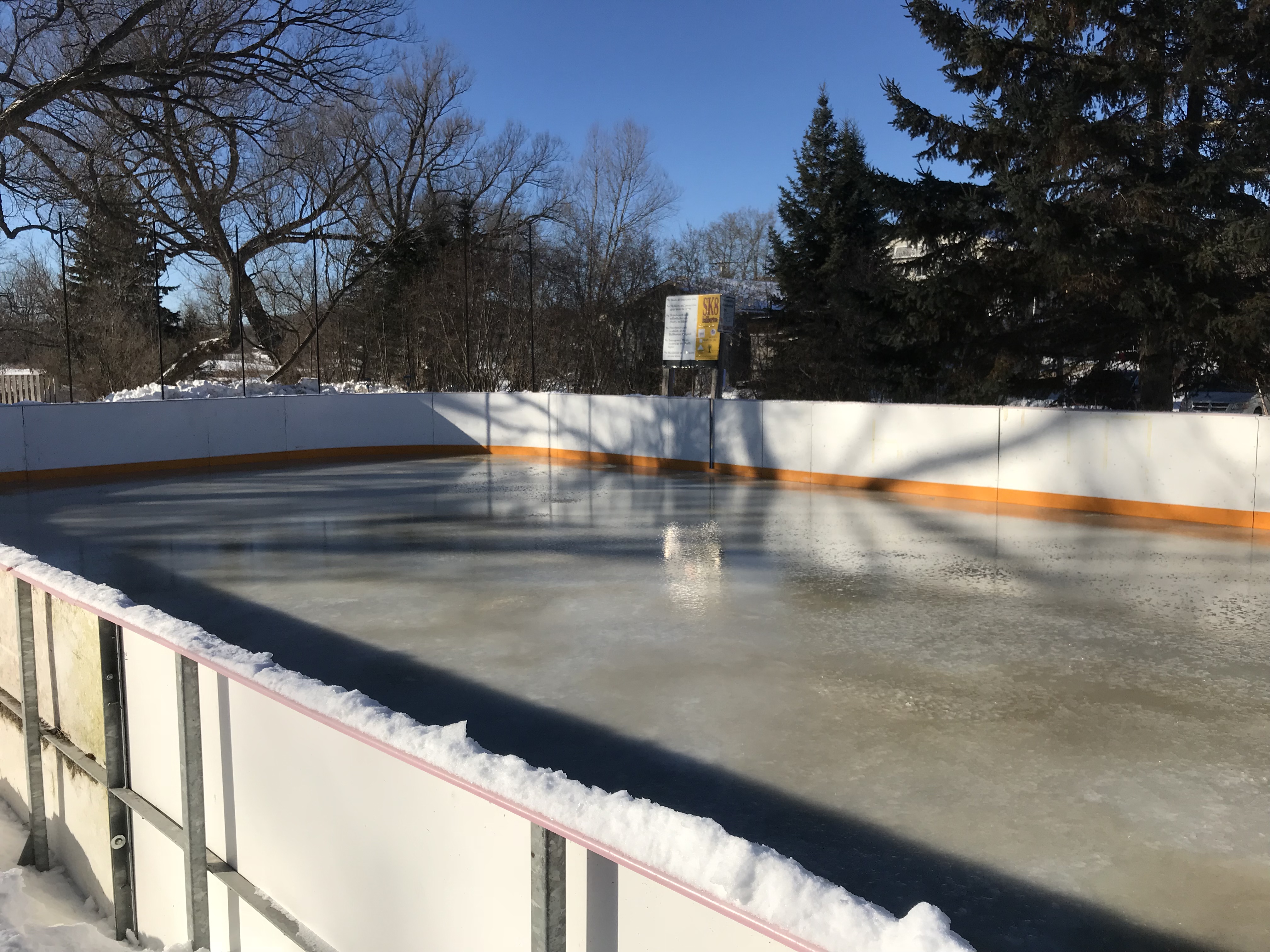 Image of outdoor ice surface.